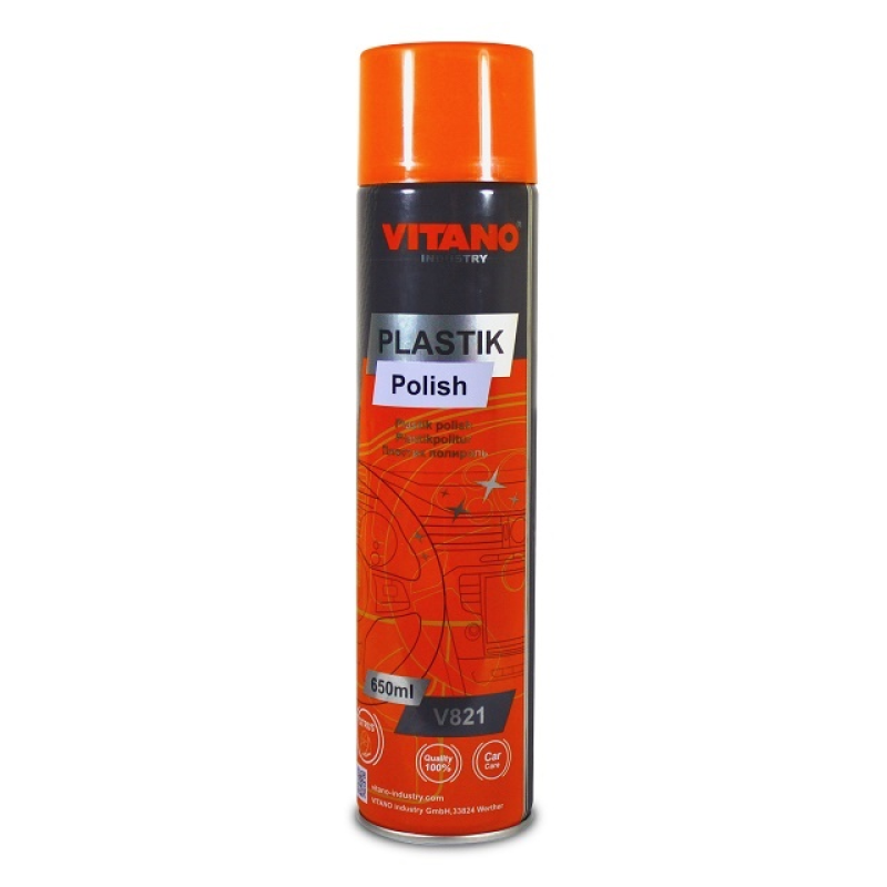 Поліроль для пластику цитрус (650ml) Plastic polish citrus (Vitano)