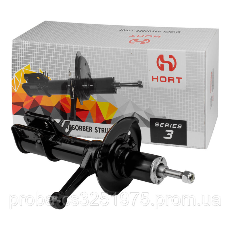 Амортизатор передний (стойка левая разборная) (мас.) ВАЗ 2170-72 (HORT)