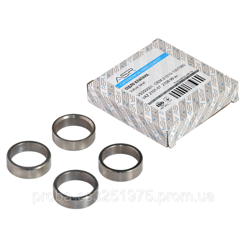Седло клапана ВАЗ 2101-07, 2108-99, ГАЗ 3302 дв.405, 406,409 выпуск (к-т 4шт.)